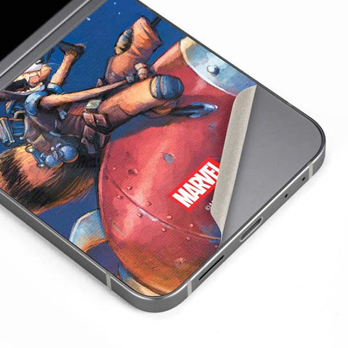 Marvel Rocket Raccoon Rocket Ride Galaxy Z Flip6 Skin